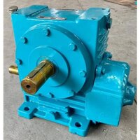 Horizontal Flanged Reduction Gear Box - Color: Green