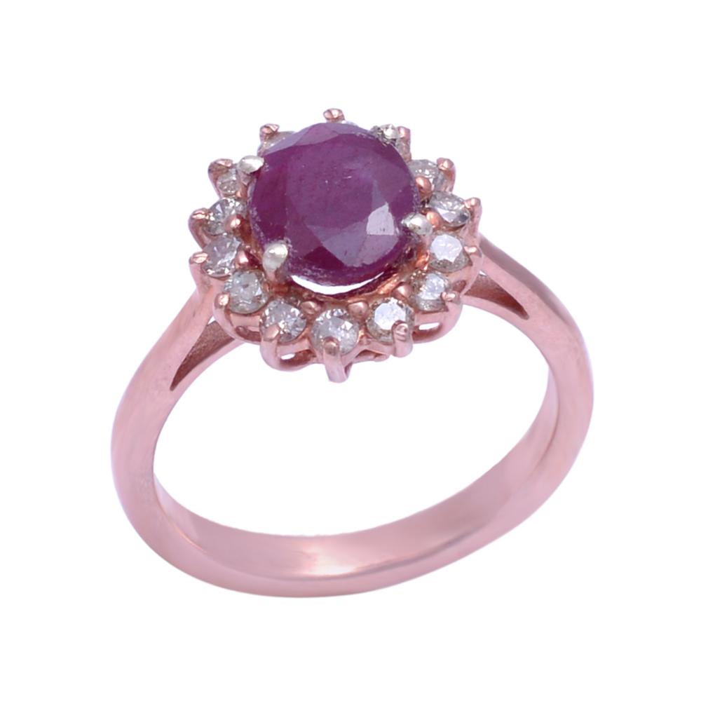 Fine Make Gemstone Silver Ring