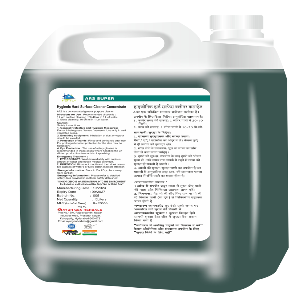 R2 chemicals HYGINE HARD SURFACE CLEANER 