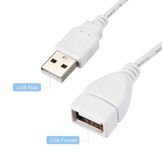 Usb Extender Without Power - Color: White