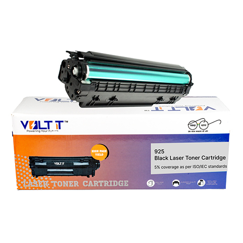 925 Black Laser Toner Cartridge - Color: As Per Requirement