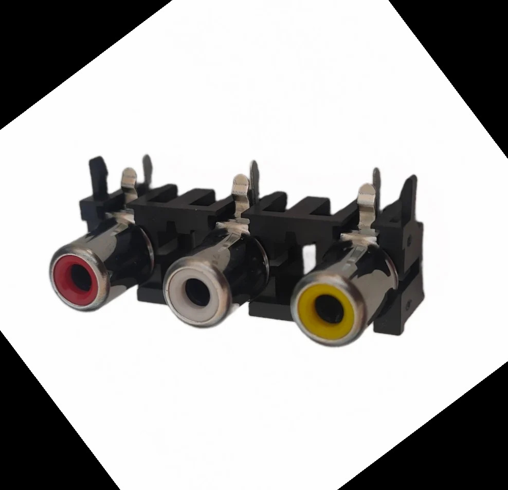 3 RCA SOCKET OPEN