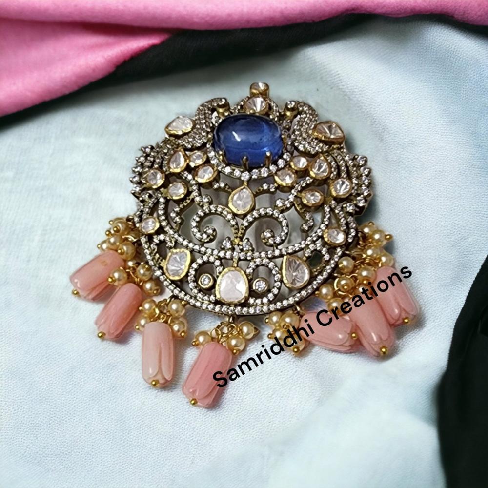 Moissanite Tanzanite Pendant
