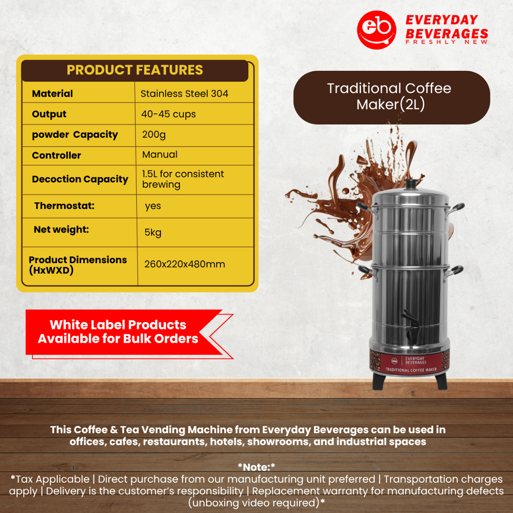 Filter Coffee Maker for Office Use