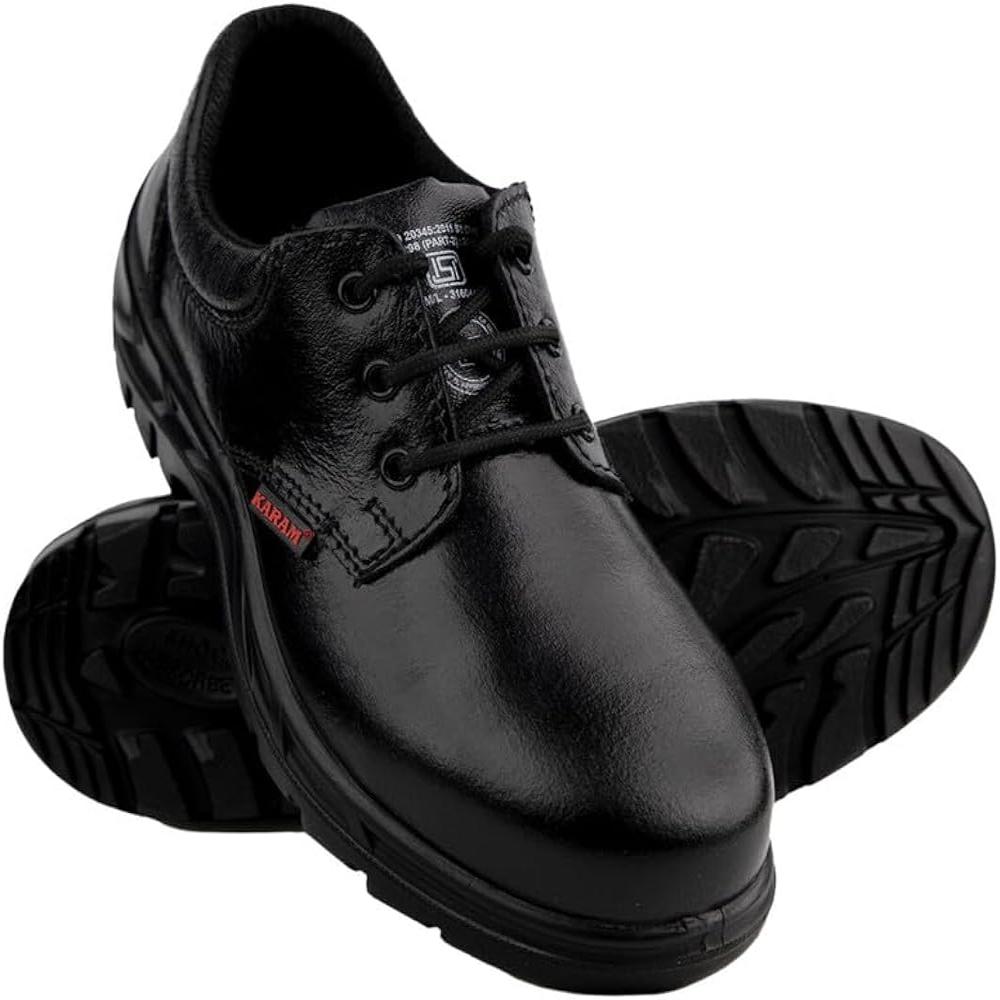 KARAM Workers Leather Safety Shoes, FS05BL(SWSAPN)