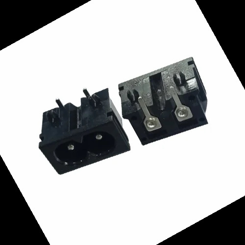 Philips Pcb Strong Pin Socket - High-quality Plastic, Black Color | Versatile And Durable For Electronic & Industrial Applications