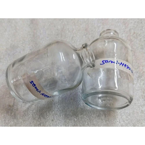 50Ml Herald Flint Glass Vial - Color: Transparent