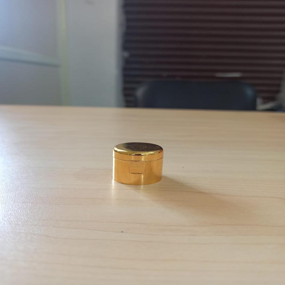 19mm Short Golden Metalized Flip Top 