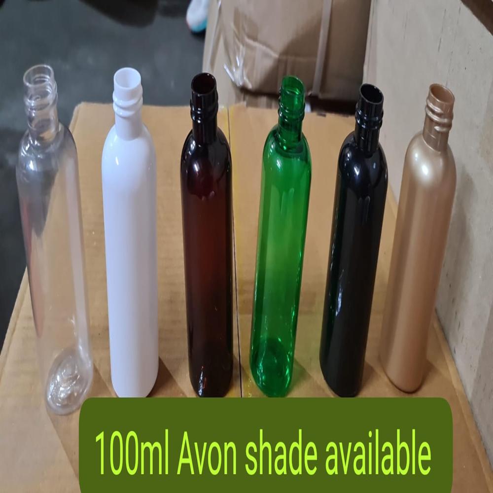 100ml Avon Cosmetic Pet Bottle  - Color: Multicolor