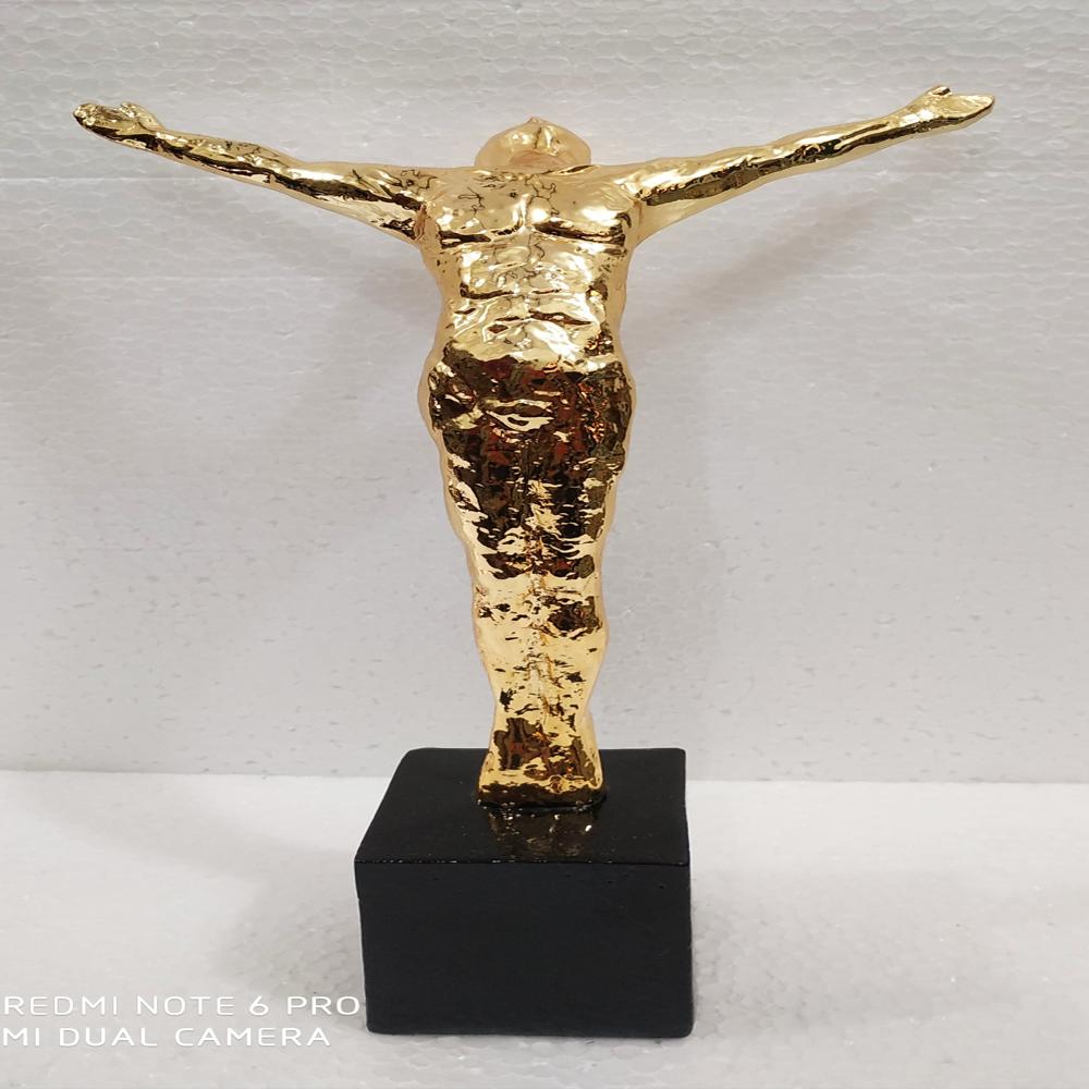 Gymnastic  Decorative Items - Color: Golden