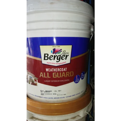 Exterior Anti Fungal Exterior Wall Paint - Color: White