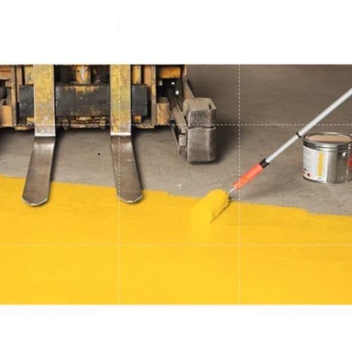 Yellow Floor Paint - Physical Form: Liquid
