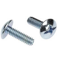 Truss Head Screw - Stainless Steel, 6x15 Mm | Silver, Polished Finish, High Premium Quality, Truss Phillips Head Shape