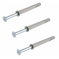 Nylon Frame Fixing Anchor - Color: Silver