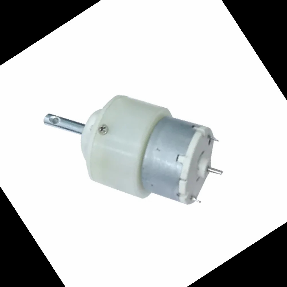 Dc Gear Motor - Color: Silver & White
