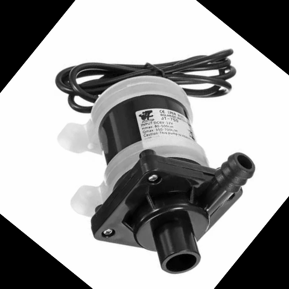 SOLAR MOTOR  Standard Single Phase DC SUBMERSIBLE PUMP BLACK, 5 HP, 12V