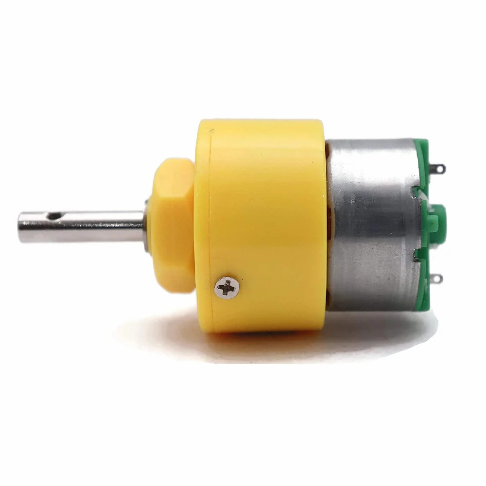 Single Phase 3 W 12V DC GEAR MOTOR YELLOW, For Industrial