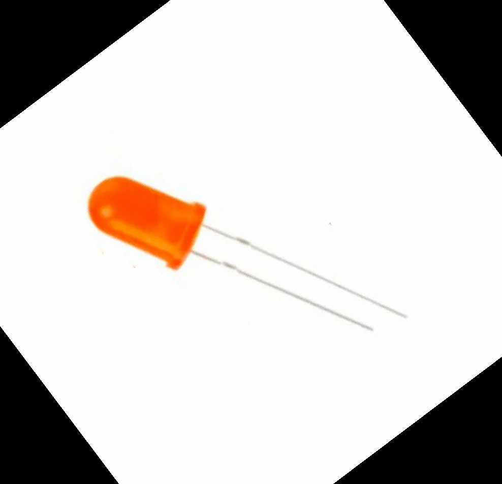 5 Mm Orange Led - Material: Plastic