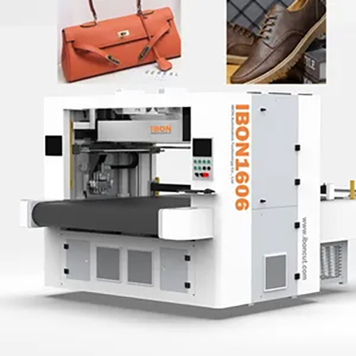 Dual Head Multi Layers Dieless Leather Shoe Upper Bag Cutting Machine For Sewing - General Use: Industrial