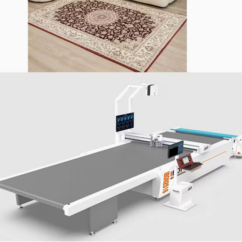 Digital Floor Mats,Textile,Fabric,Carpet Flatbed Cutter Machine - General Use: Industrial