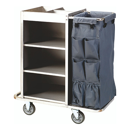 Cs-Sss05 Ss Housekeeping Trolley - Color: Silver