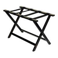 60x45x50cm Mahogany Wooden Luggage Rack - Color: Brown