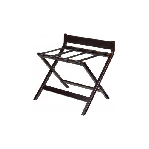60X46X68Cm Mahogany Wooden Luggage Rack With Backrest - Application: Hotel