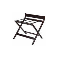 Mahogany Wooden Luggage Rack With Backrest