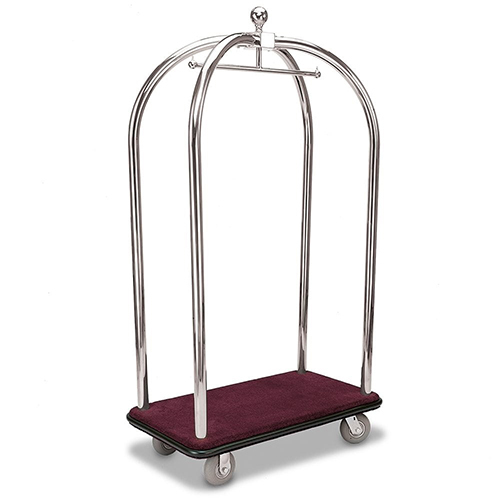Cs-Lts04 Ss Hotel Luggage Trolley - Color: Red