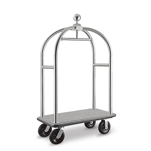 Cs-Lts03 Ss Hotel Luggage Trolley - Color: Silver