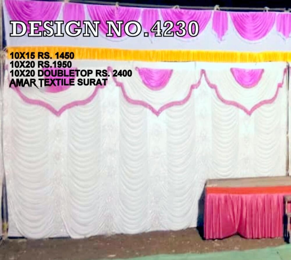 Modern Sidewall Parda - Application: Pandal