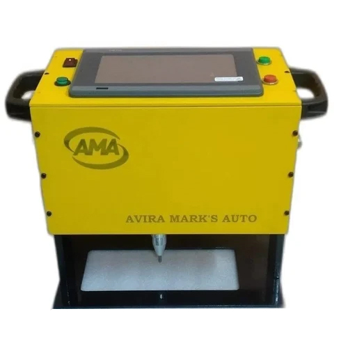 Battery Operated Pneumatic Portable Dot Pin Marking Machine - Accuracy: 99.9% %