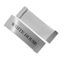 Printed Fabric Label - Color: White