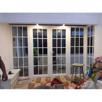 Upvc Glass French Window - High-quality Upvc, Various Sizes, Available Colors, Polished Finish, Glass Thickness 1 To 7mm, Screw-in Installation, Fiberglass Netting