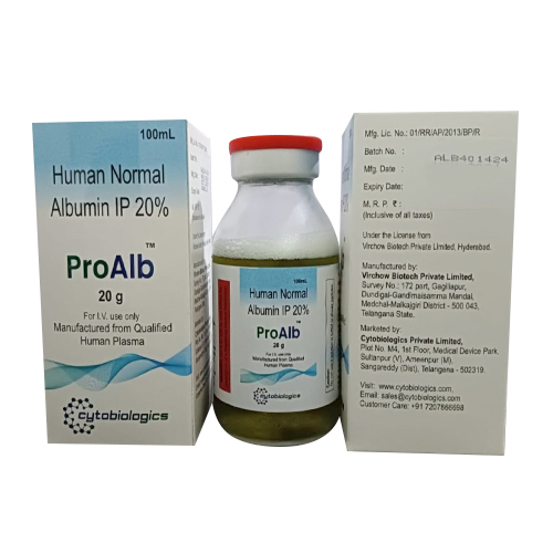 Proalb_20g मानव सामान्य एल्ब्यूमिन IP