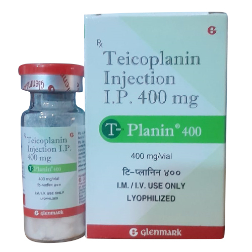 400mg टेइकोप्लानिन इंजेक्शन आईपी