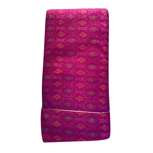 Ikkat Raw Silk Dupion Fabric - Color: Different Available
