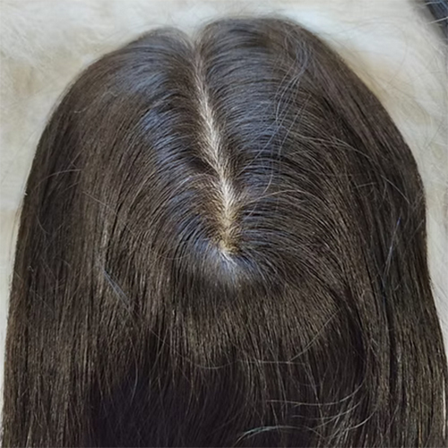 Silk Base Human Hair Topper - Application: Personal