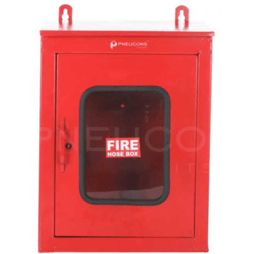 Single Door Fire Hose Box - Coating Type: Polished