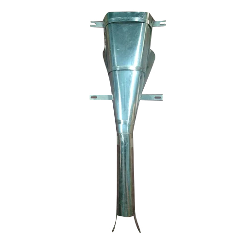 Pouch Packing Machine Chute - Color: Silver