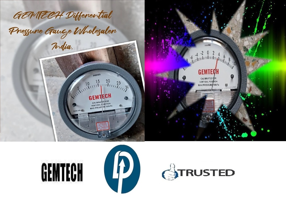 Gemtech Differential Pressure Gauges Instrument - Kurla West Mumbai - Accuracy: A 2% Of Full Span At 70 (21 (A 3% On -0