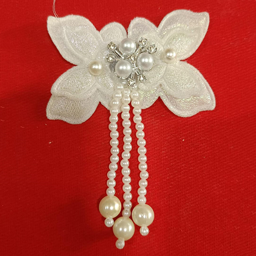 White Artificial Tassel Latkan For Suits - Feature: High Quality