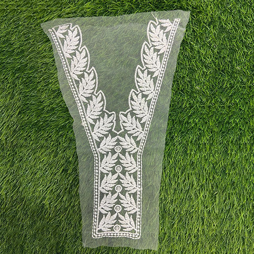 Ladies Embroidery Desing Net Fabric Neck Applique Stiching Patch