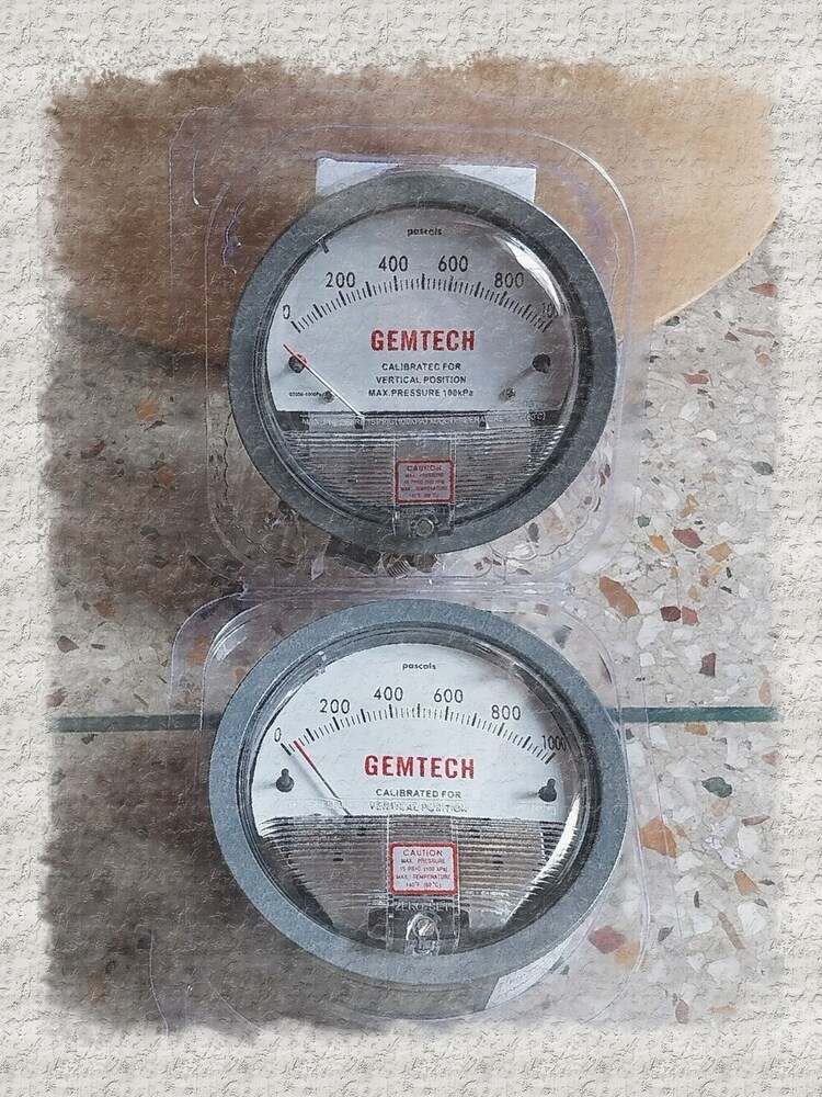 Wholesaler India Gemtech Differential Pressure Gauge In Bhubaneswar Odisha - Accuracy: A 2% (-Ha Model A 1) Of Fs (A 3% (-Ha A 1.5%) On -0