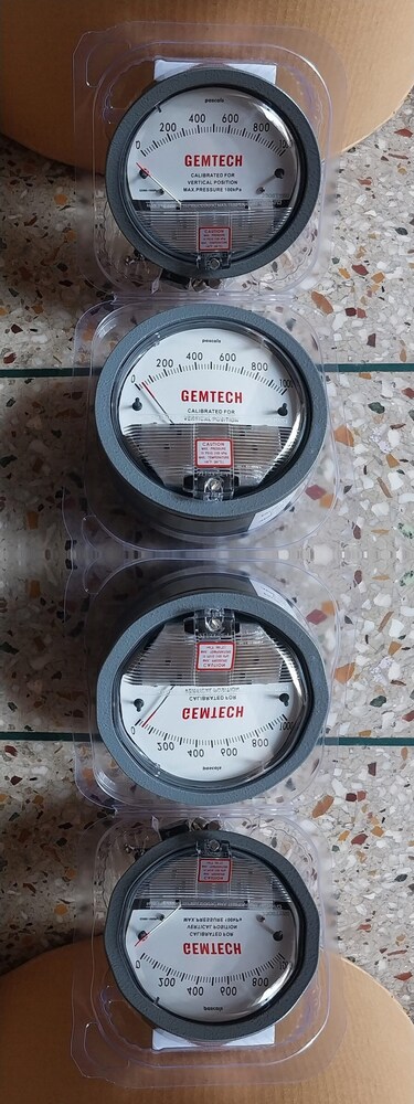 Wholesaler India Gemtech Differential Pressure Gauge In Bhubaneswar Odisha - Accuracy: A 2% (-Ha Model A 1) Of Fs (A 3% (-Ha A 1.5%) On -0