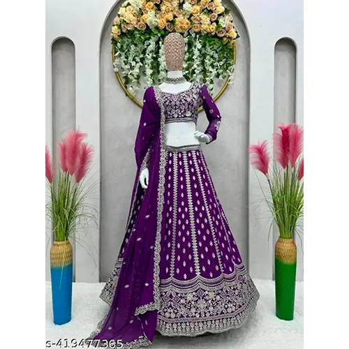 Ladies Georgette Fabric Lehenga Choli