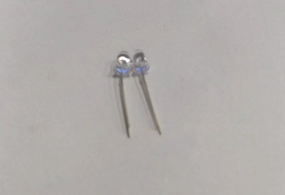 RED BLUE LED 5 MM SHORT LEG