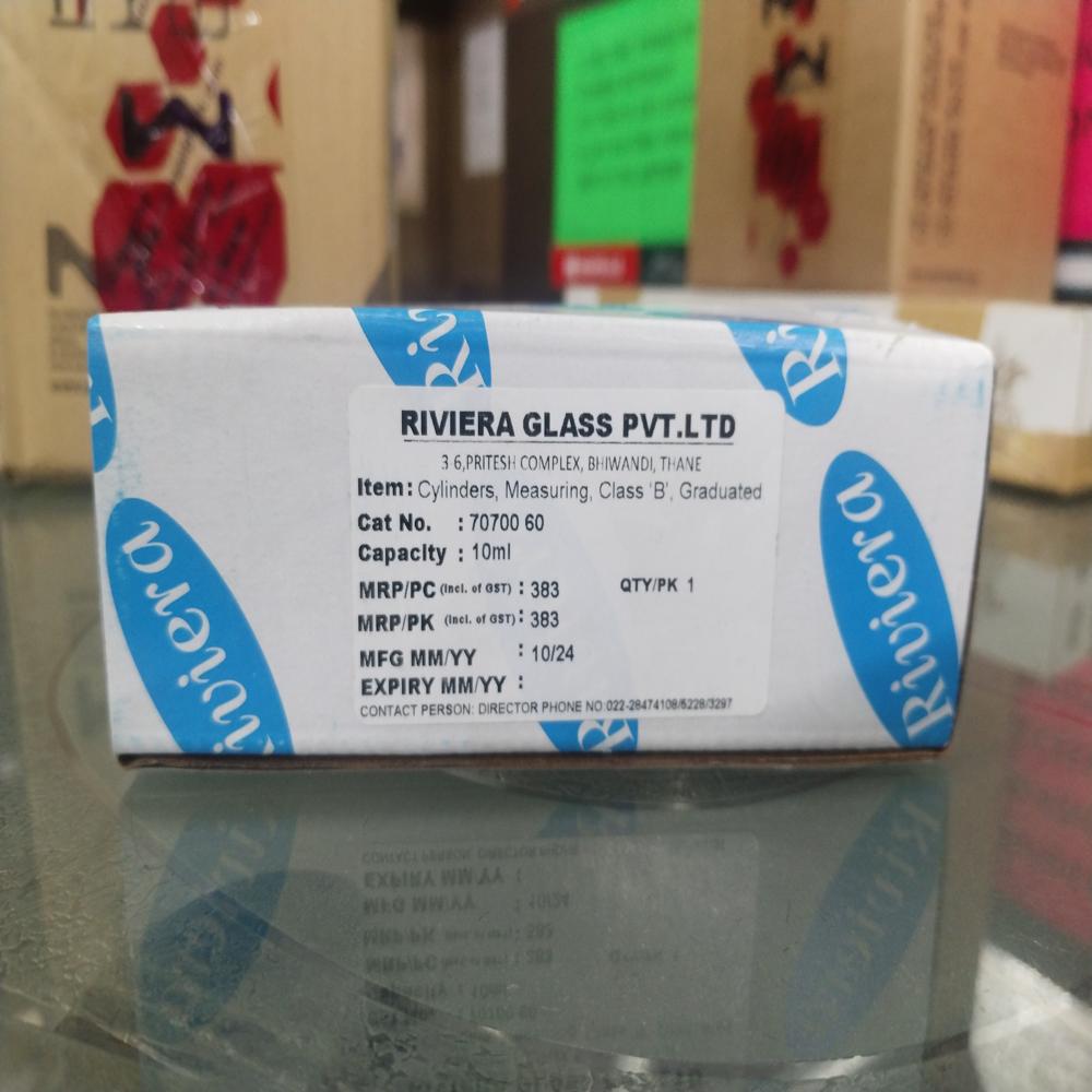 Measuring Cylinder 10ml (riviera) - Color: Transparent