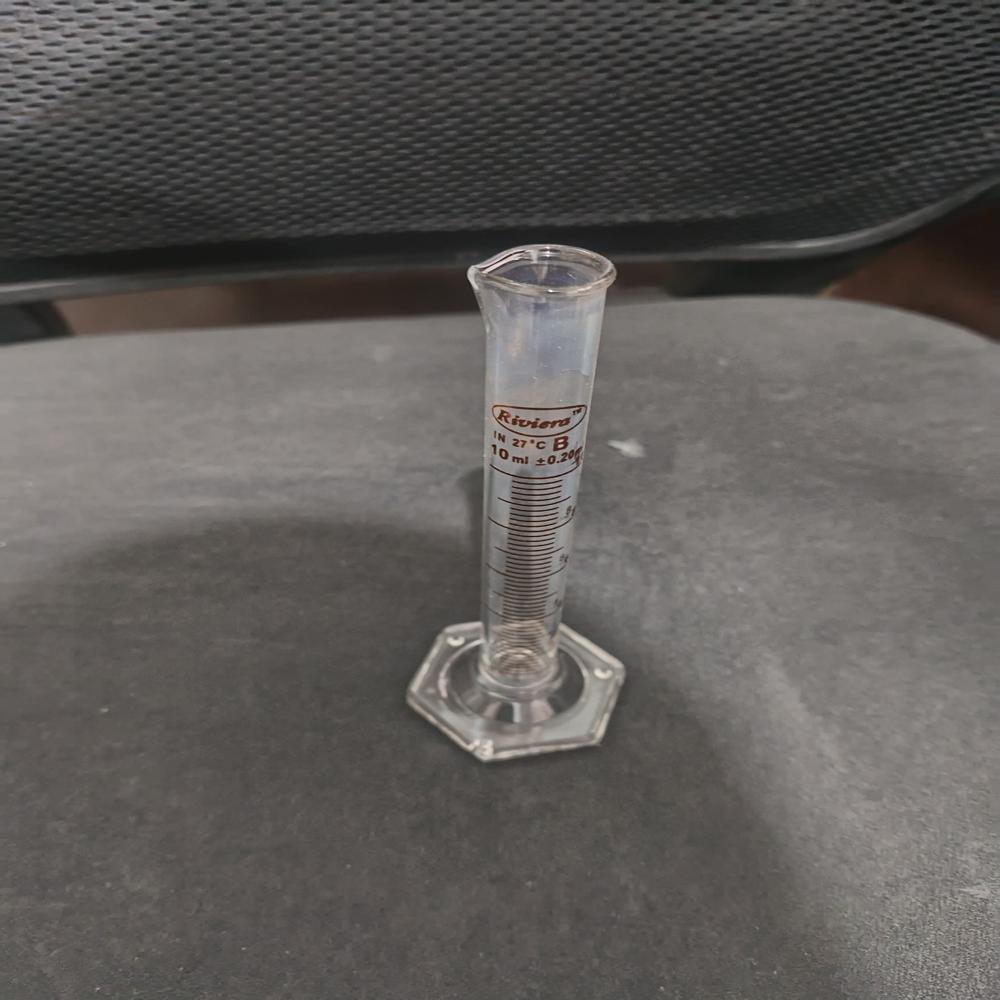Measuring Cylinder 10ml (Riviera) - Color: Transparent