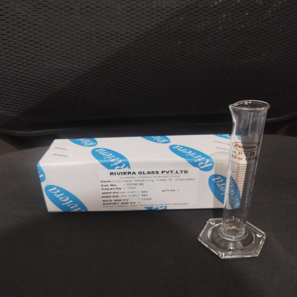 Measuring Cylinder 10ml (Riviera) - Color: Transparent